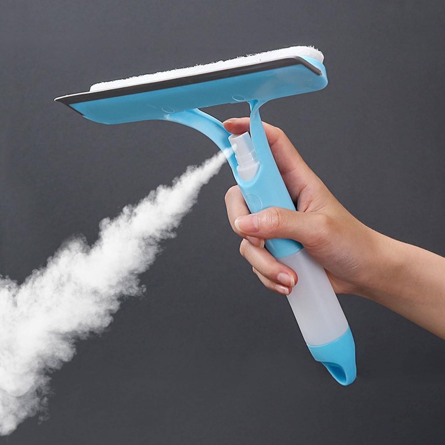 ✨ Streak-Free 3-in-1 Glass Cleaner – Spray, Wipe & Scrape for a Perfect Finish! 🧽