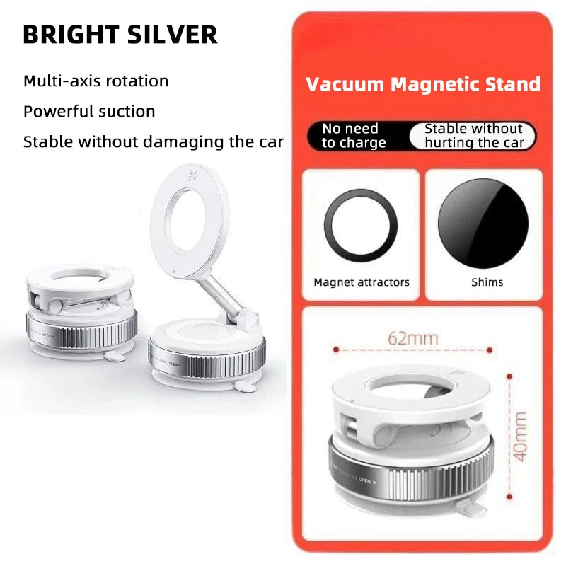 Powerful Magnetic Car Phone Holder – 360° Adjustable Mount