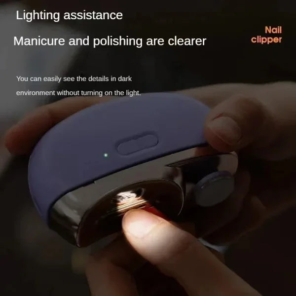 Electric Nail Clipper and Grinder 2-in-1 Multifunctional Tool